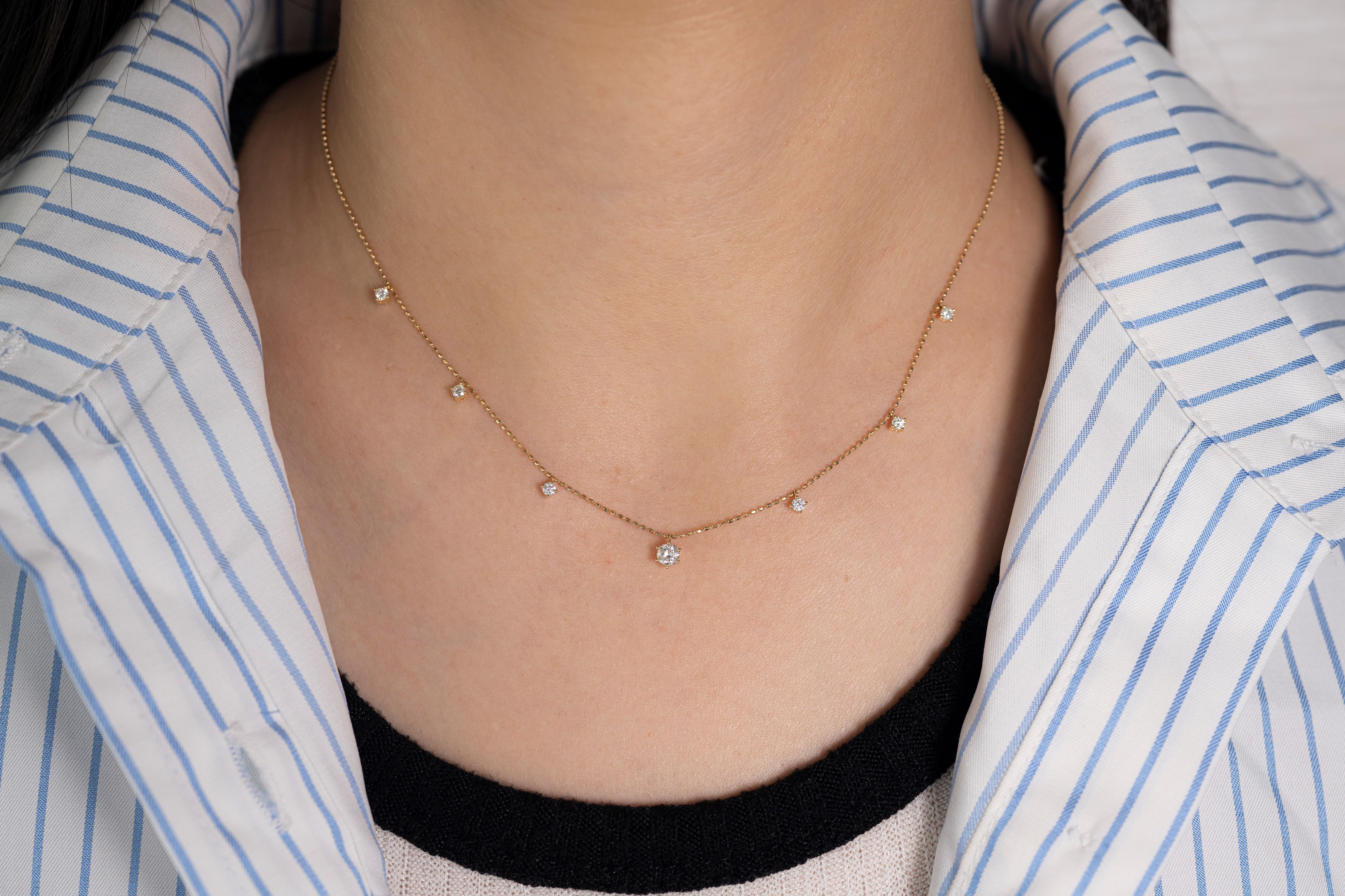 18K Starlight Station Necklace