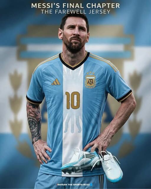 2026 Argentina Farewell Home Shirt with 10 MESSI