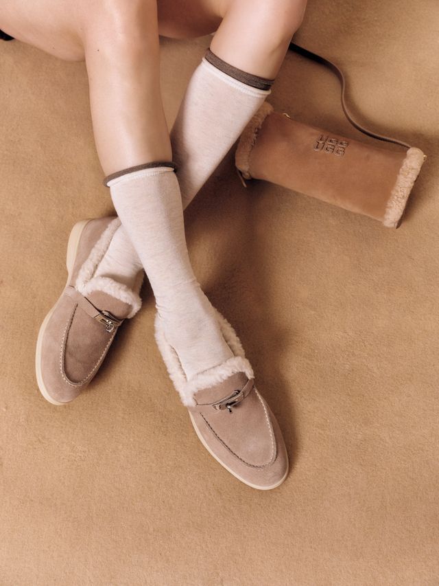 【2色入】UGG Ozlana 2026AW Elysee Shearling Loafer