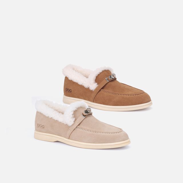 【2色入】UGG Ozlana 2026AW Elysee Shearling Loafer