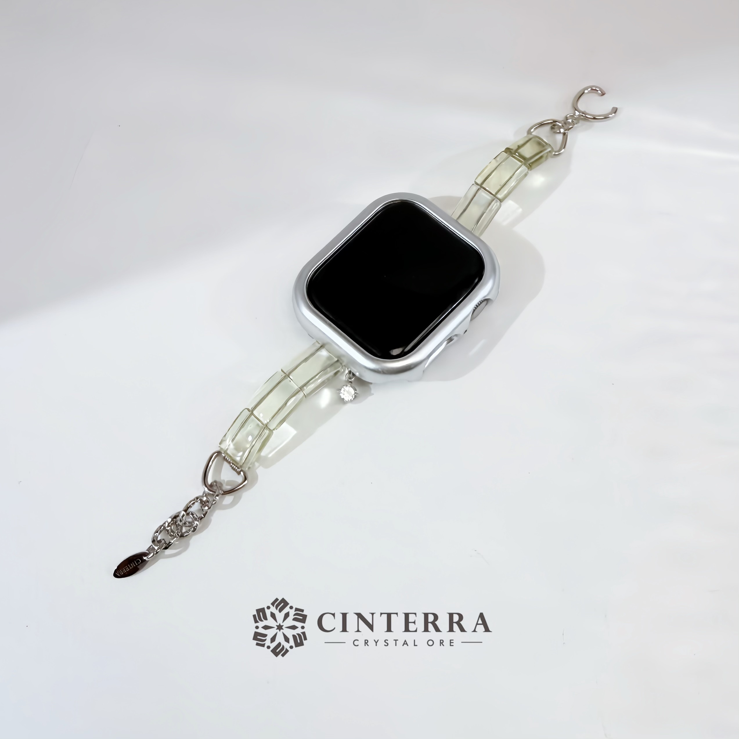【顯化財富】利比亞隕石超窄版錶帶｜Apple Watch 錶帶｜水晶錶帶