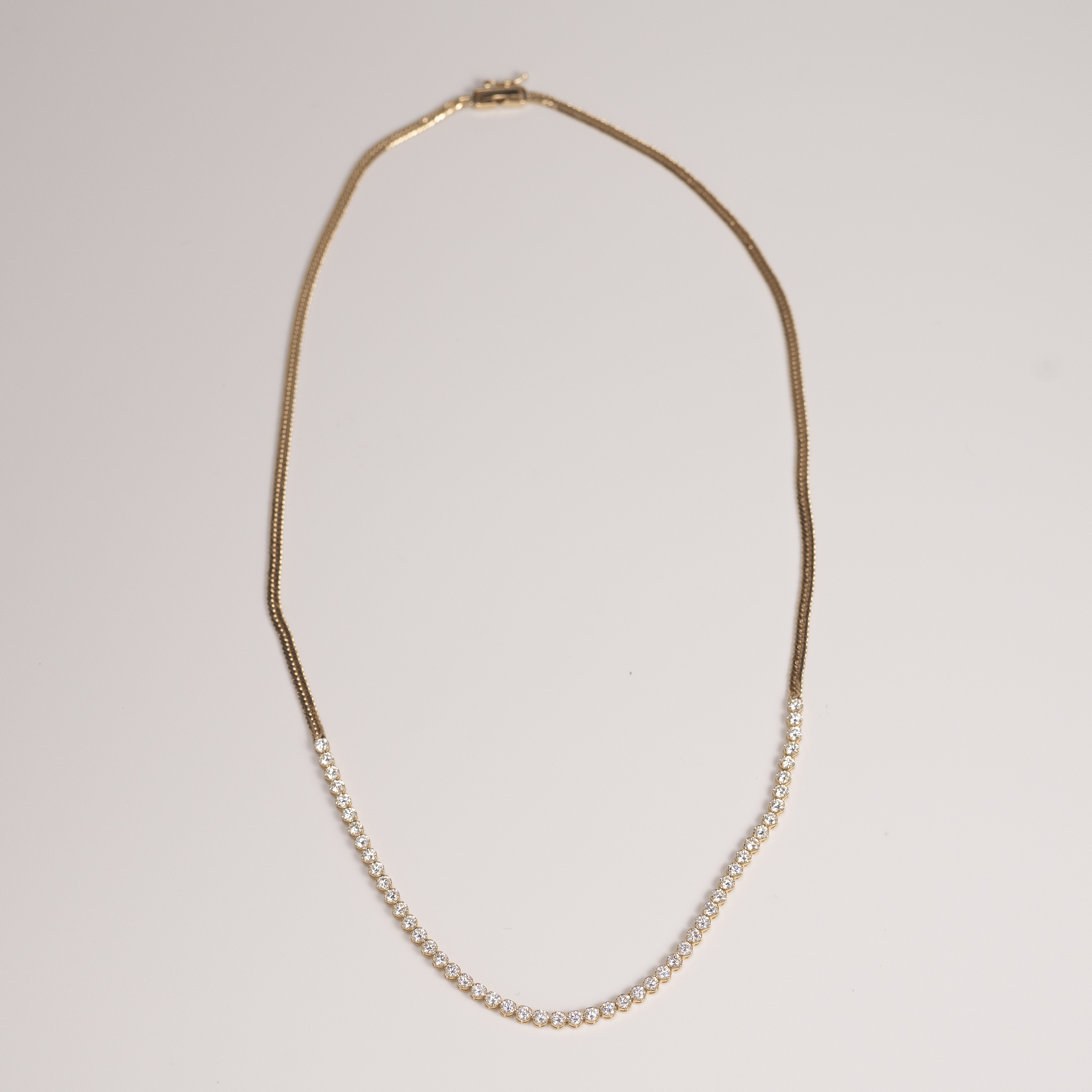 18K 12 Cut 2ct Kihei Diamond Necklace