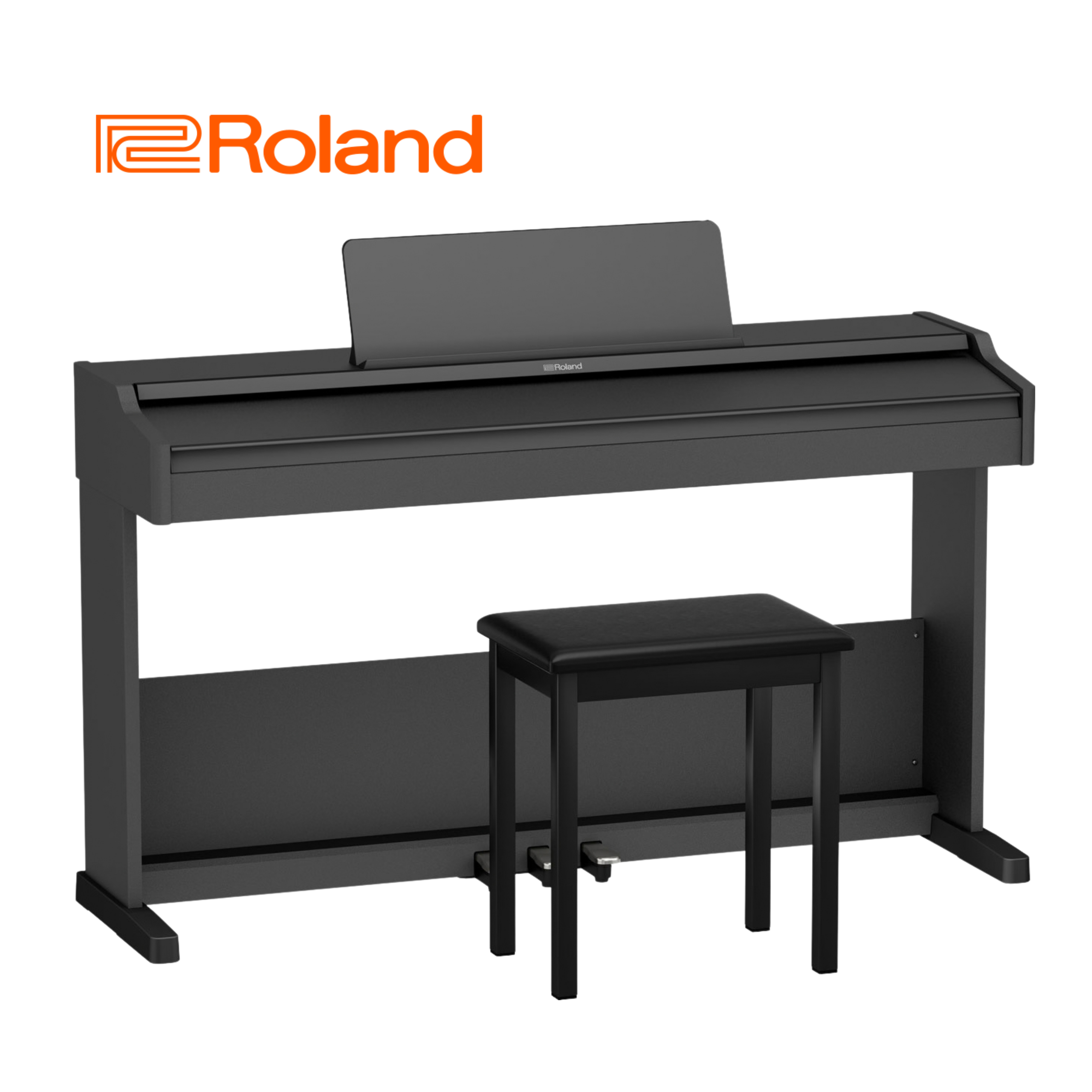 Roland RP107 黑色 滑蓋式 88鍵數位電鋼琴 附贈固定式鋼琴椅