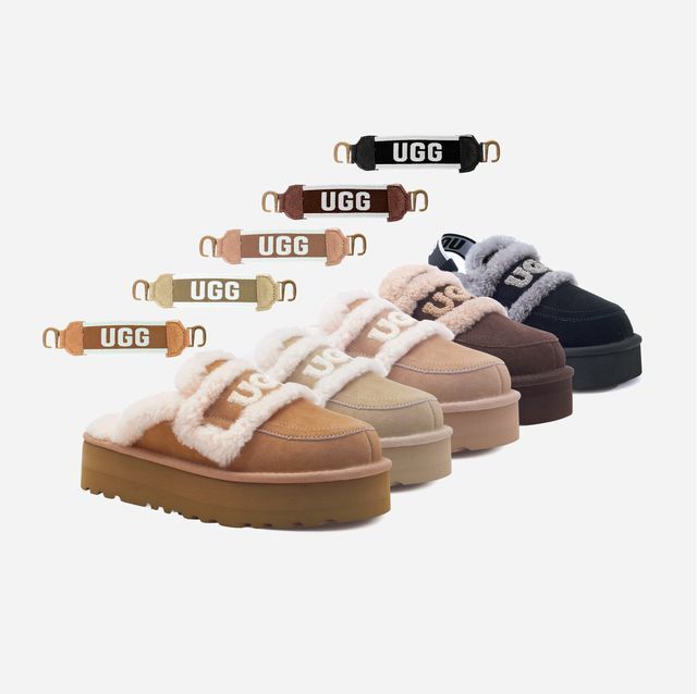 【5色入】UGG Ozlana 2026AW Logo Shearling Platform Slipper