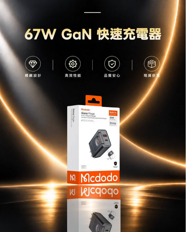 Mcdodo CH-4100 67W GaN 快速充電器
