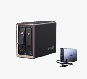 UGREEN 綠聯 NASync DXP2800 GT 2-Bay 10GbE 網路儲存伺服器