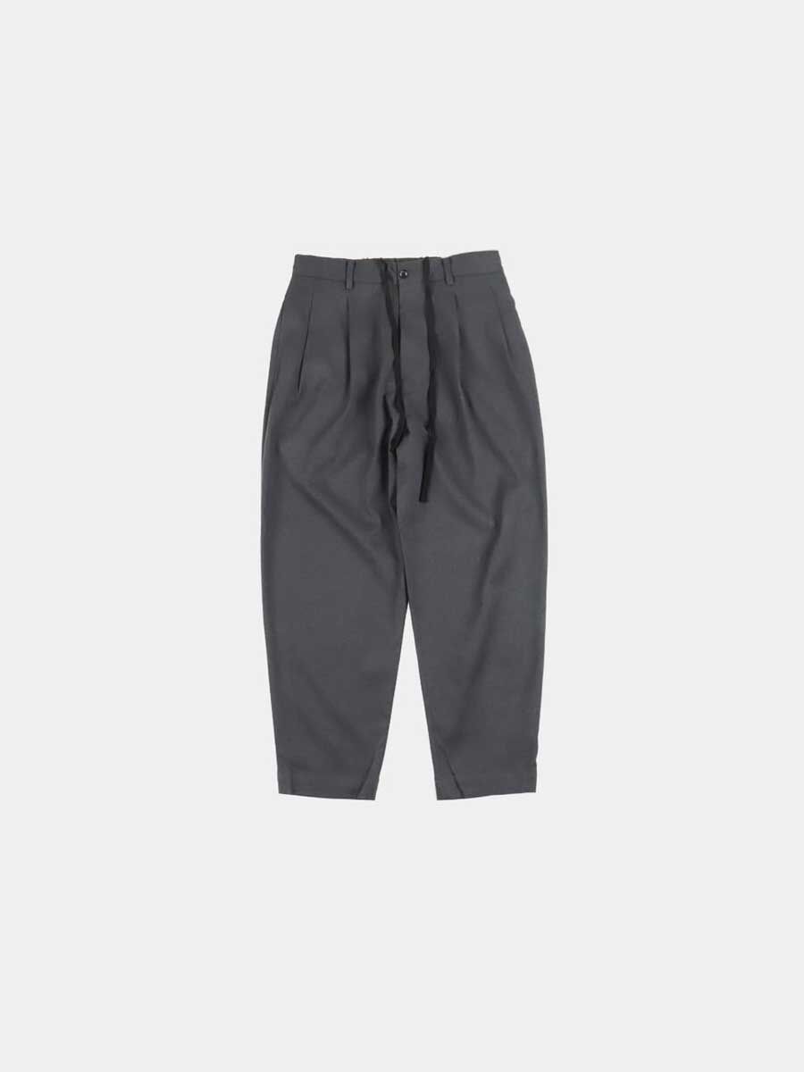 YOKO SAKAMOTO Suit Tapered Trousers Charcoal Gray