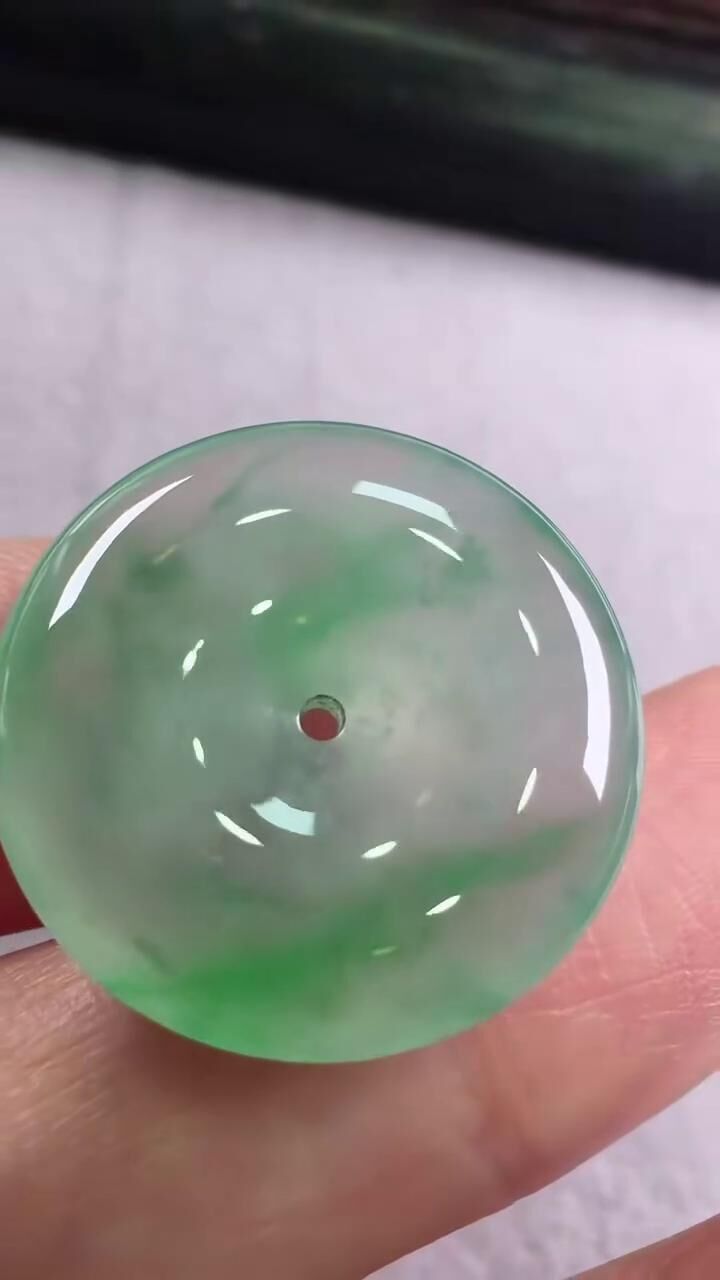 914317 翡翠平安扣 (23.5mm直徑)