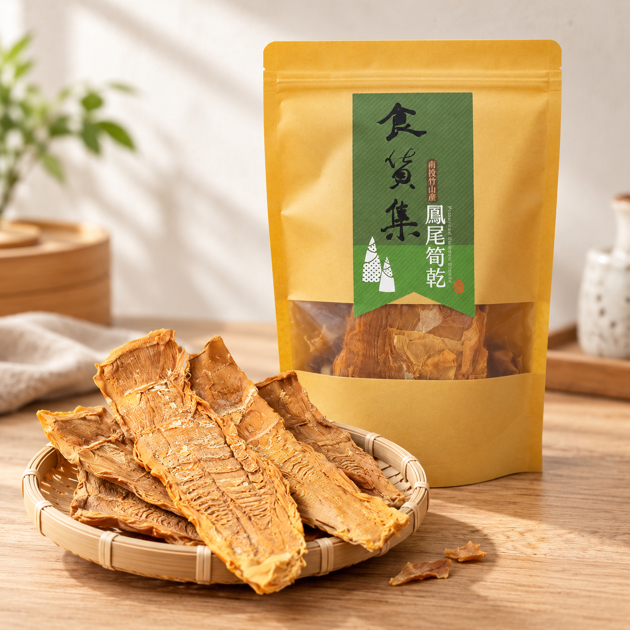 食貨集竹山頂級鳳尾筍乾(300g)