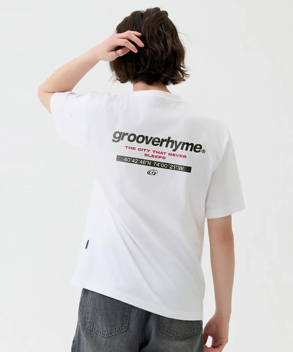 韓國 Groove Rhyme Location Lettering T-Shirt [LRAMCTR103P]