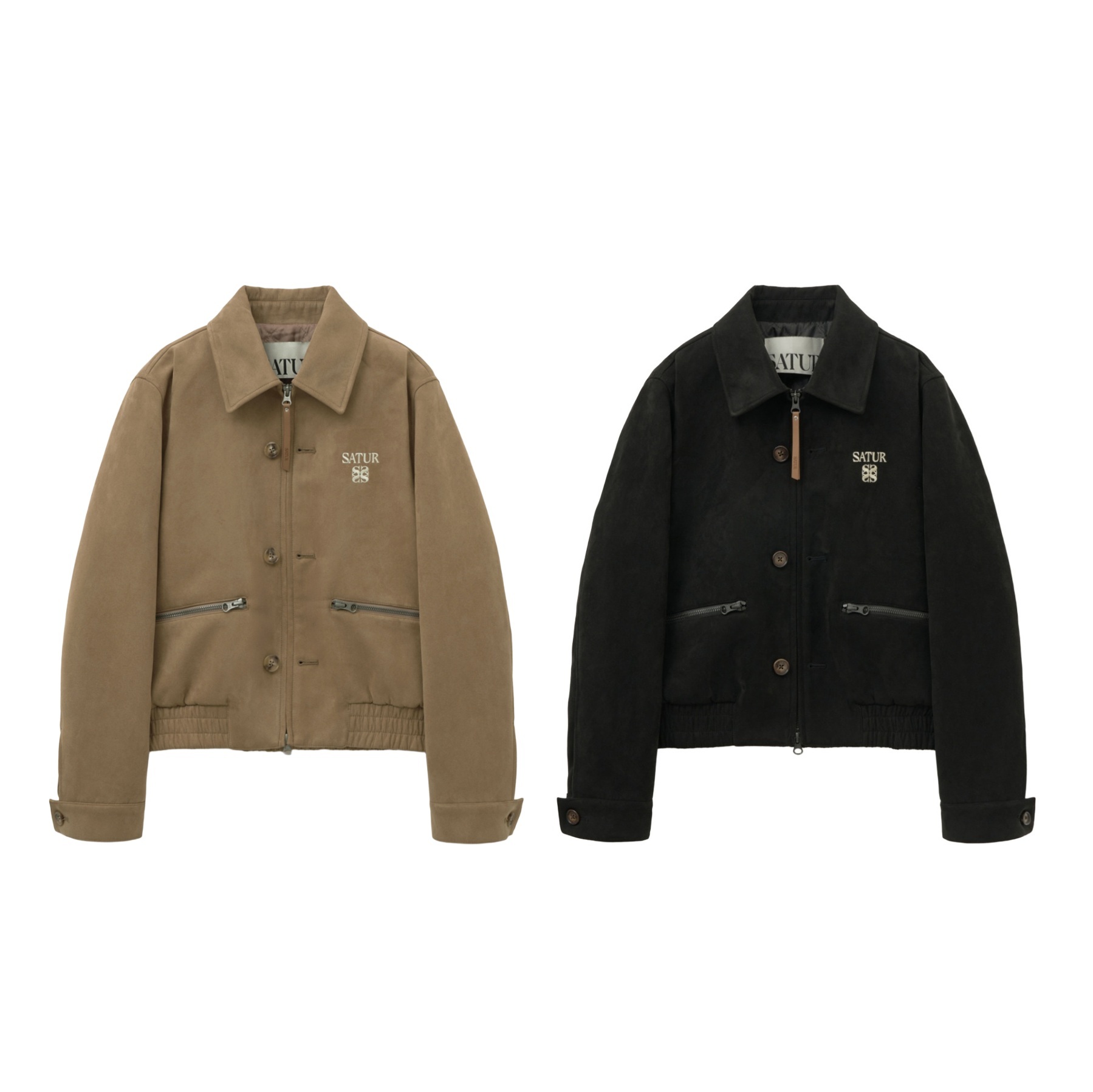 【11】SATUR W Teo Faux Suede Short Jacket - 2色選擇