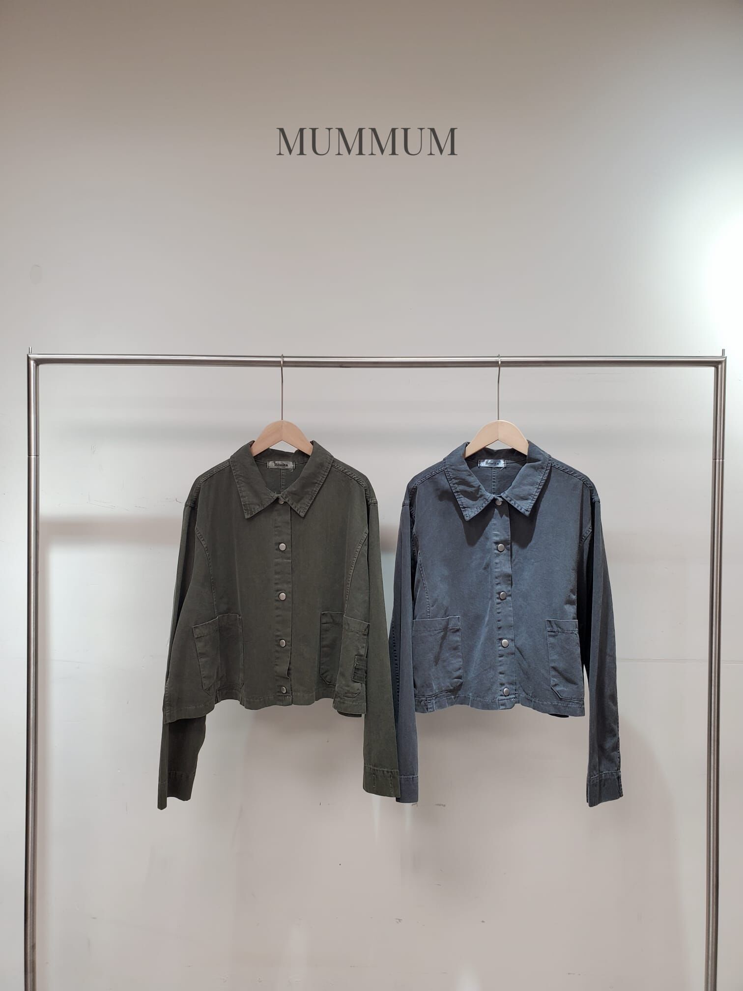 0213626a/工裝風短身長袖上衣 52/60/21