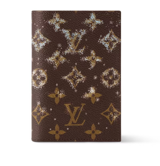 Louis Vuitton Monogram Starry Night Passport Cover Holder 璀璨星空 雪花印花護照套