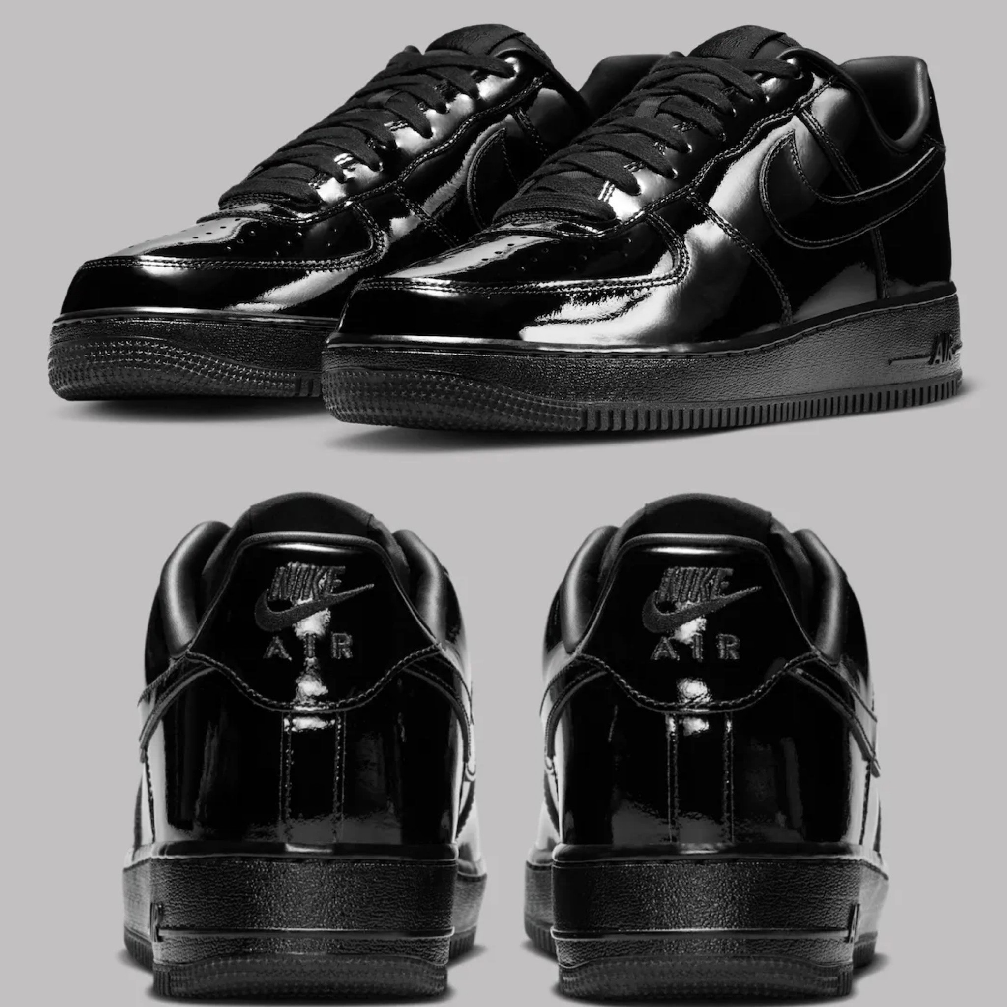 (預訂) Nike Air Force 1 Low - Black Patent