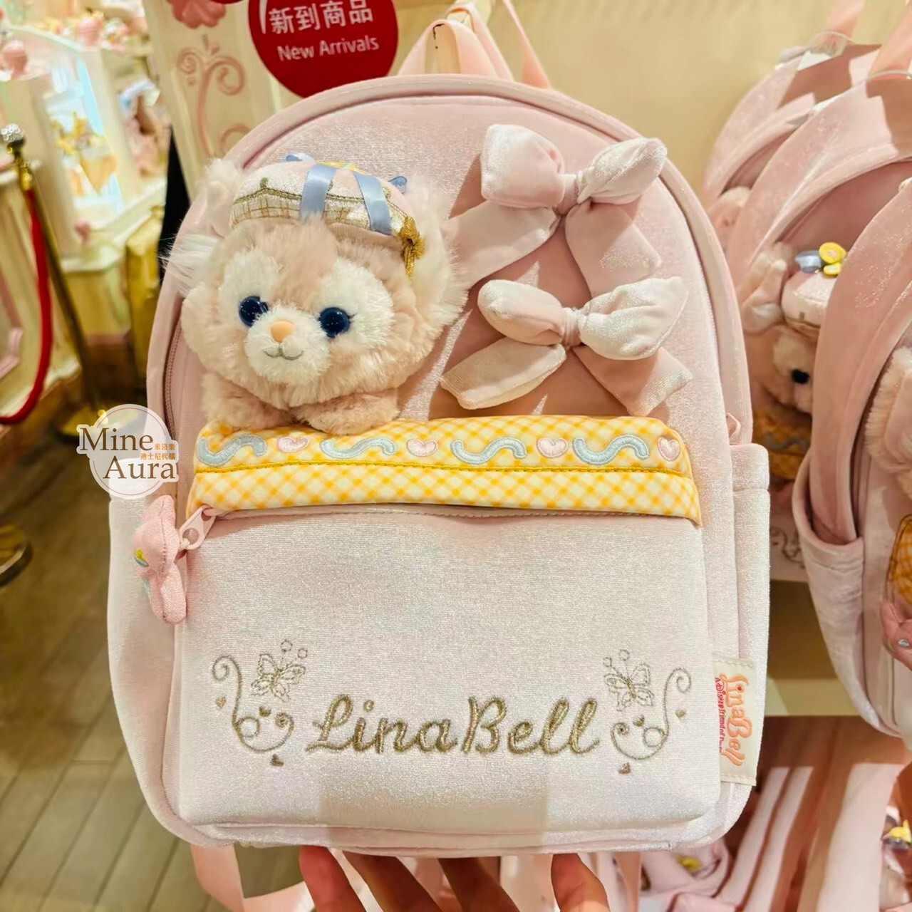 2026 夢幻慶典系列 玲娜貝兒 LinaBell 絨毛大頭造型 後背包 -上海迪士尼樂園