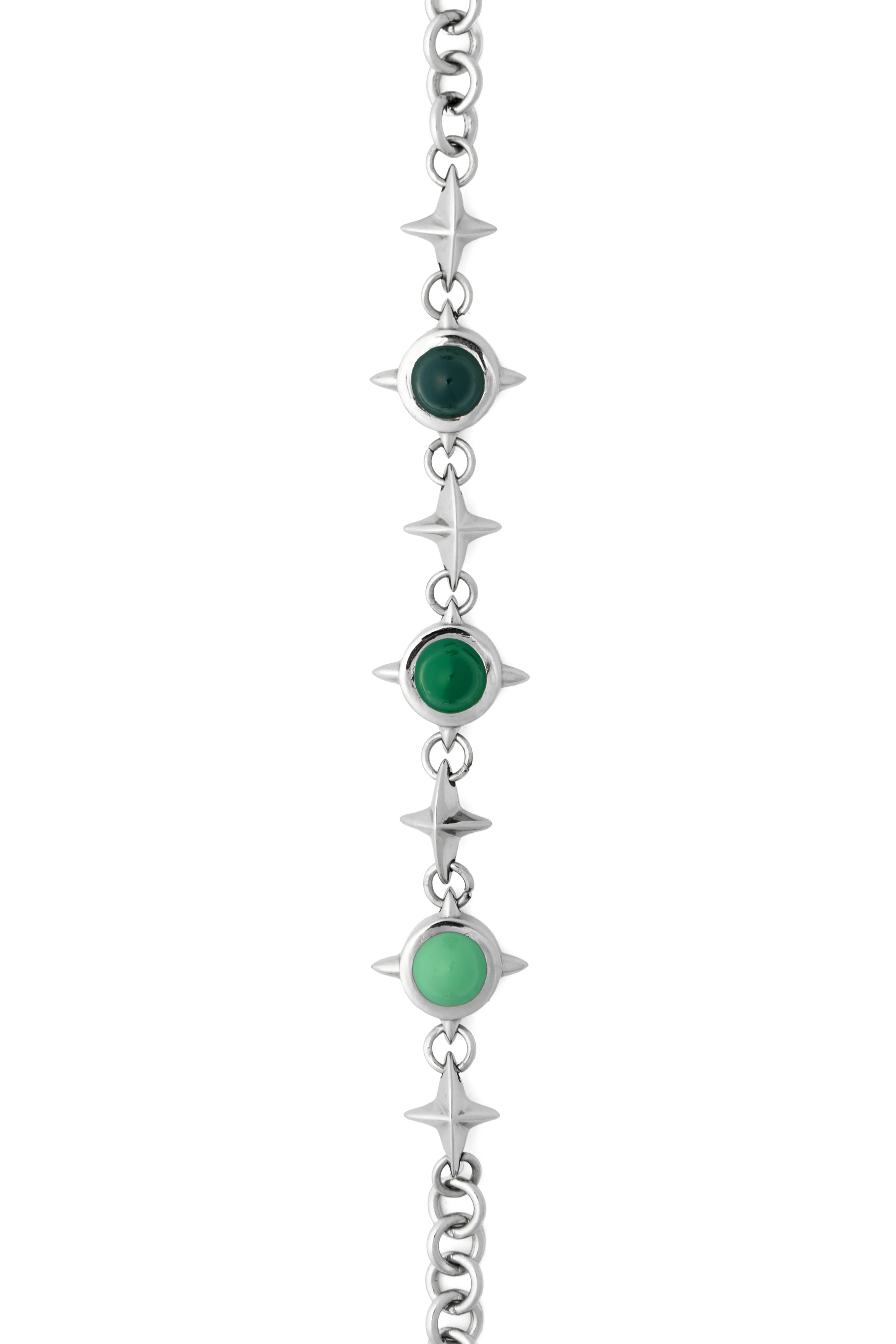 【車庫服飾】ARC ROOM EMERALD ENAMEL CROSS BRACELET
