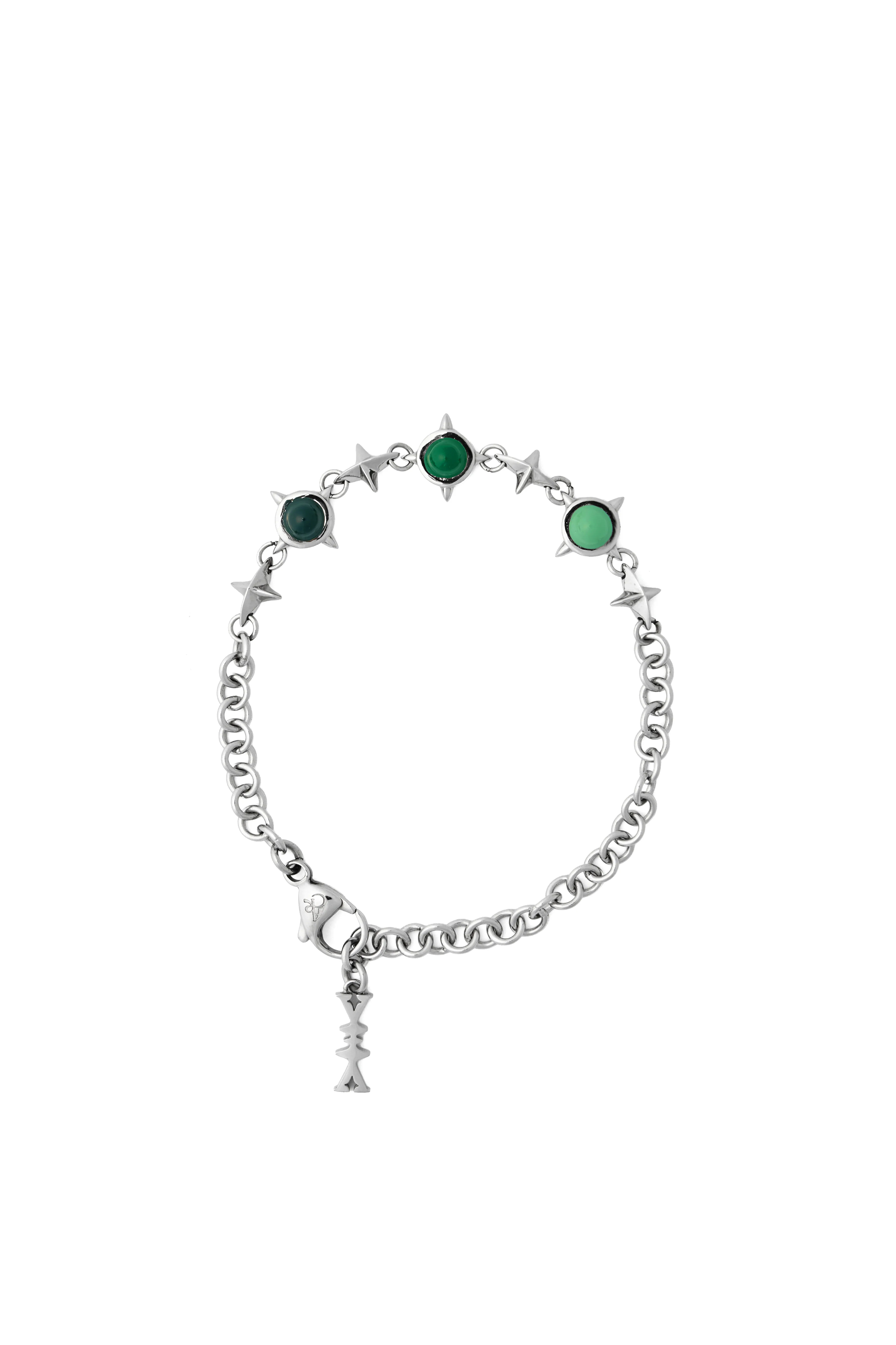 【車庫服飾】ARC ROOM EMERALD ENAMEL CROSS BRACELET