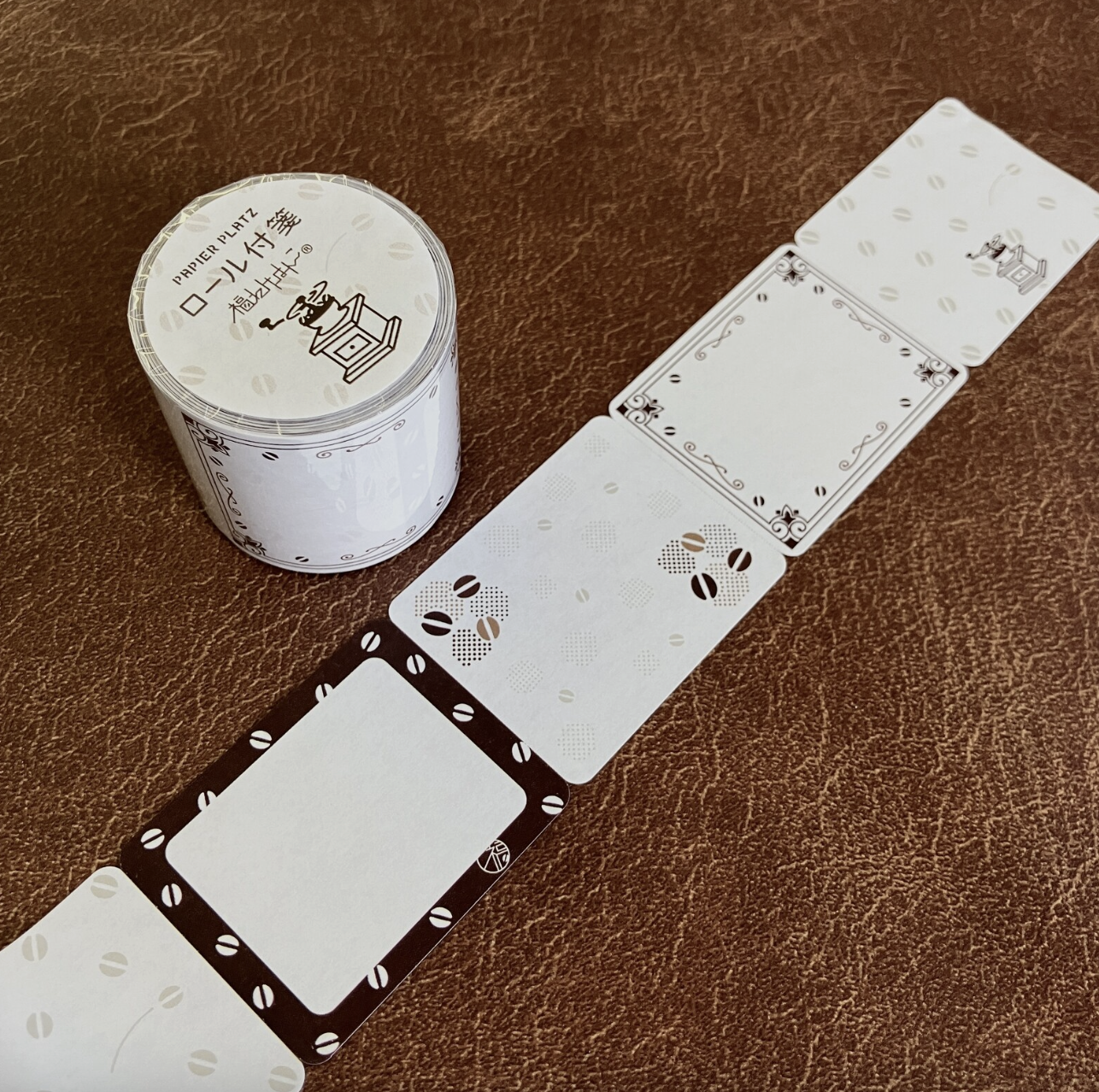 Papier Platz | 咖啡 便箋貼紙卷