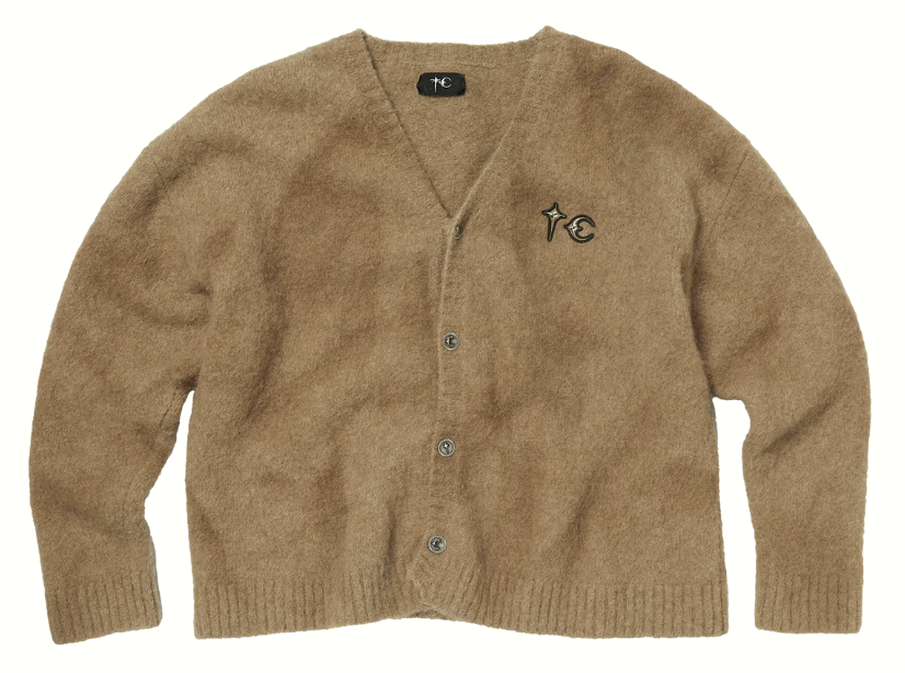 【Focus Store】現貨 Thug Club Softcore Cardigan 針織開襟衫 棕色