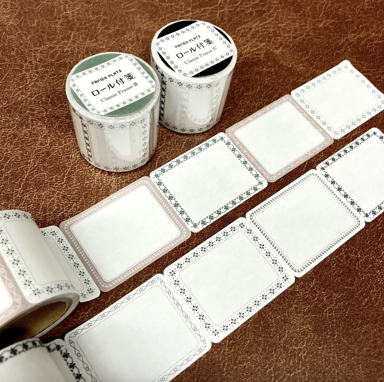 Papier Platz | 經典框線 便箋貼紙卷