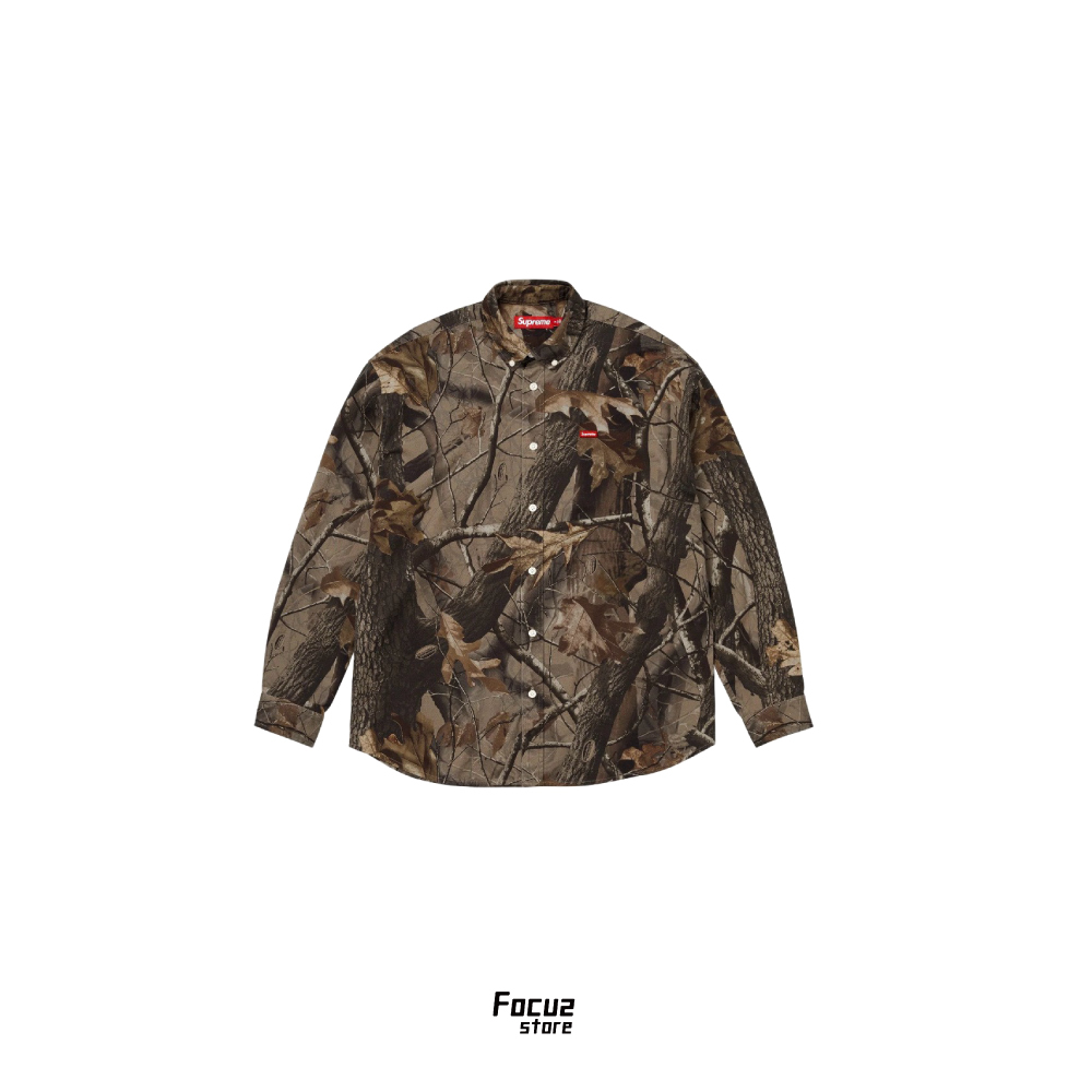【Focus Store】現貨 Supreme SS26 Small Box L/S Shirt "Realtree" 木紋 長袖襯衫