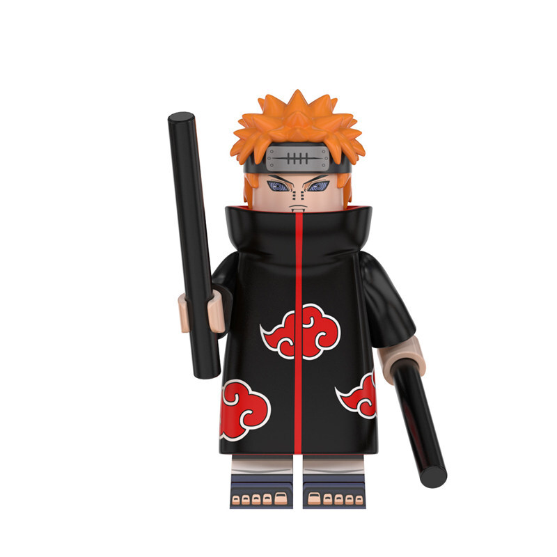 Naruto Yahiko Custom Minifigures Fit Lego WM6106 WM2089