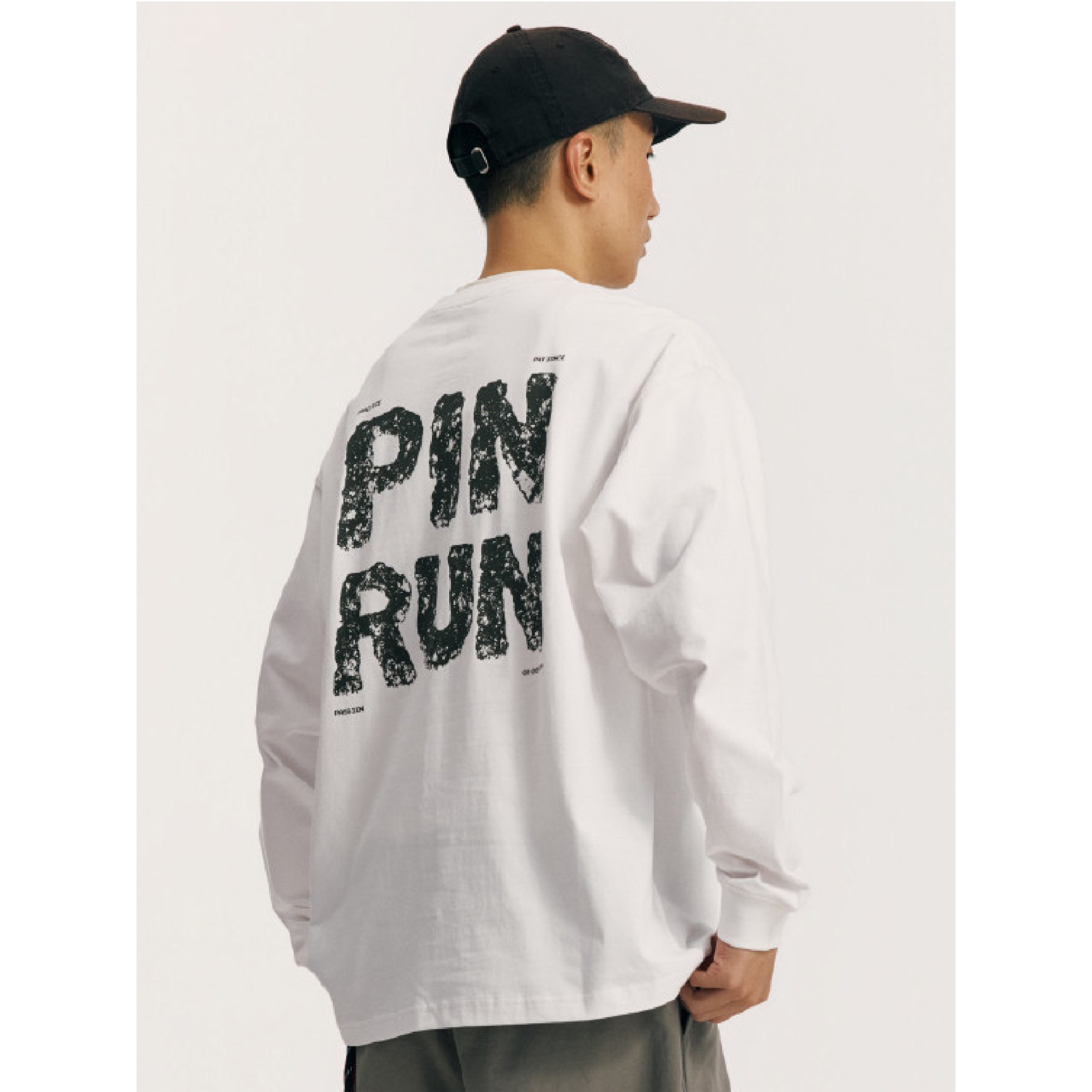 PIN SKTBS Printed Long-Sleeve PIN RUN印花長袖Tee [P-T5726]