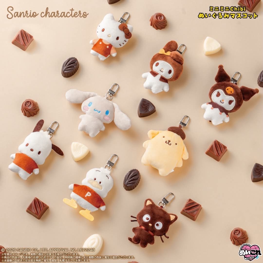 <秋冬必買🍂> Sanrio 三麗鷗 秋冬色系 迷你 毛絨 吊飾 鑰匙圈 盲盒