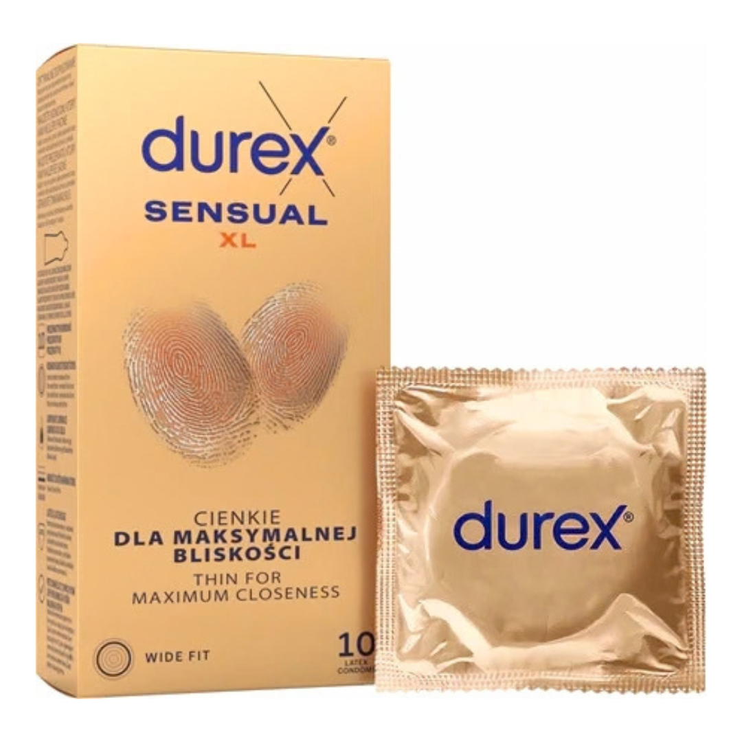 Durex 杜蕾斯 Sensual XL 大碼裝 60mm 10 片裝 乳膠安全套