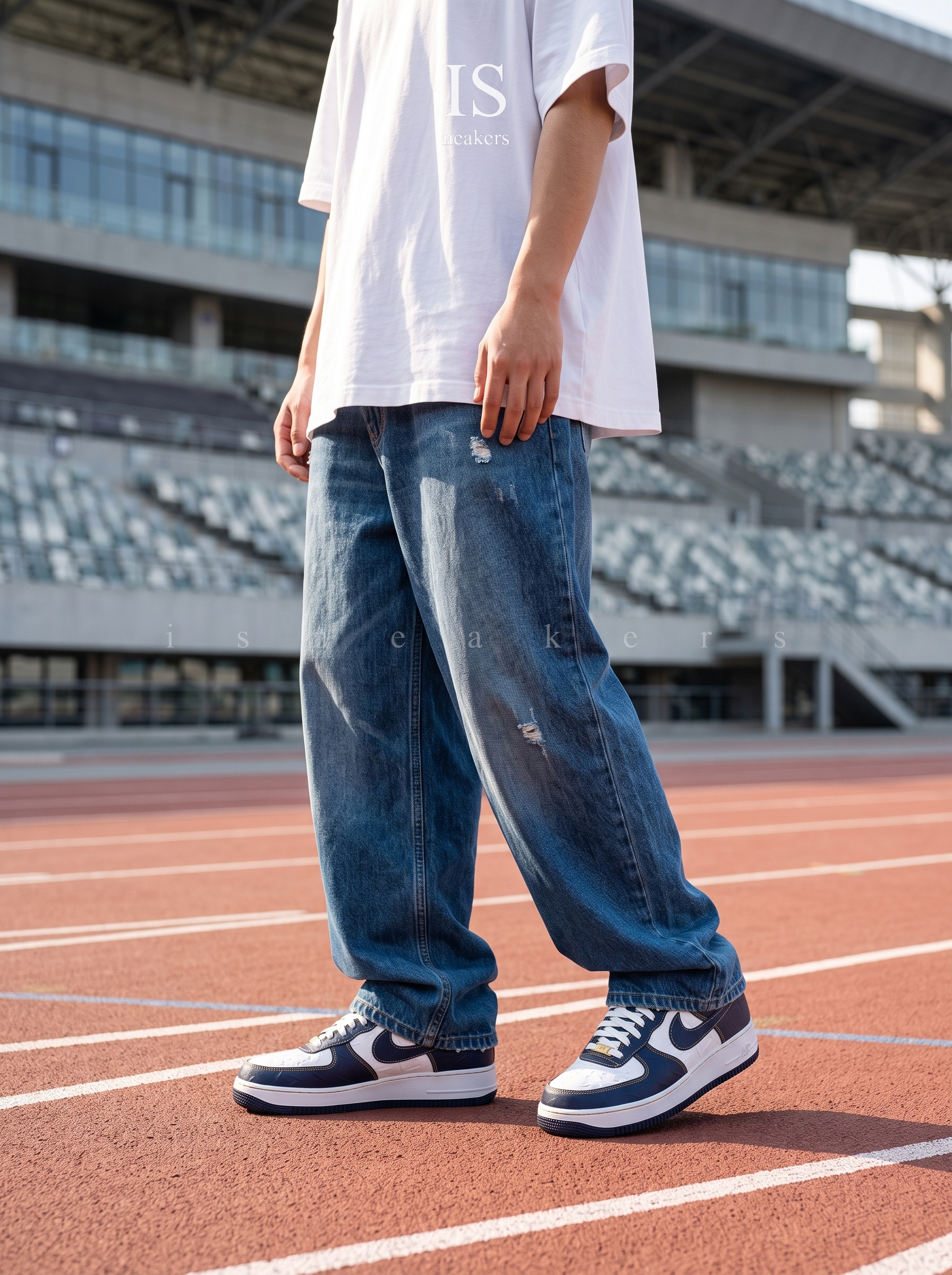 iSNEAKERS｜Nike Air Force 1'07 "Midnight Navy" 午夜藍 滿版小勾 IX7257-133