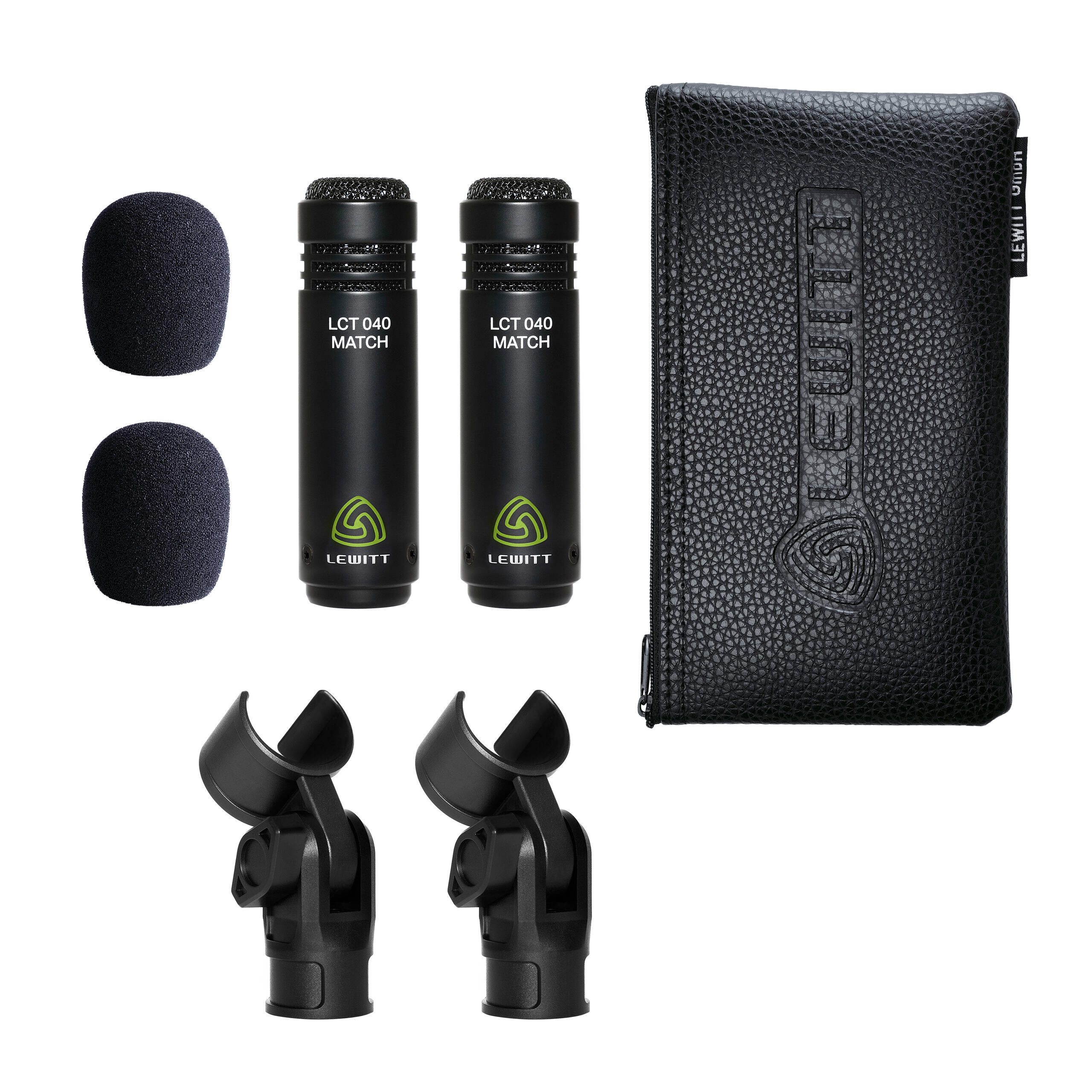 LEWITT - LCT 040 MATCH pair 專業麥克風組 兩支入 樂器麥克風 適合錄樂器 吉他 烏克麗麗 小提琴