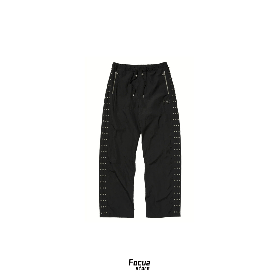 【Focus Store】現貨 Thug Club Triple Line STUD Track Pants 鉚釘 運動長褲 黑色