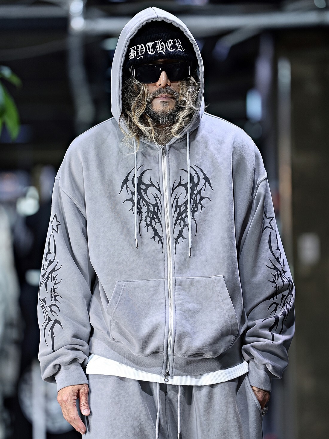 Tattoo Ink Zip-Up Hoodie
