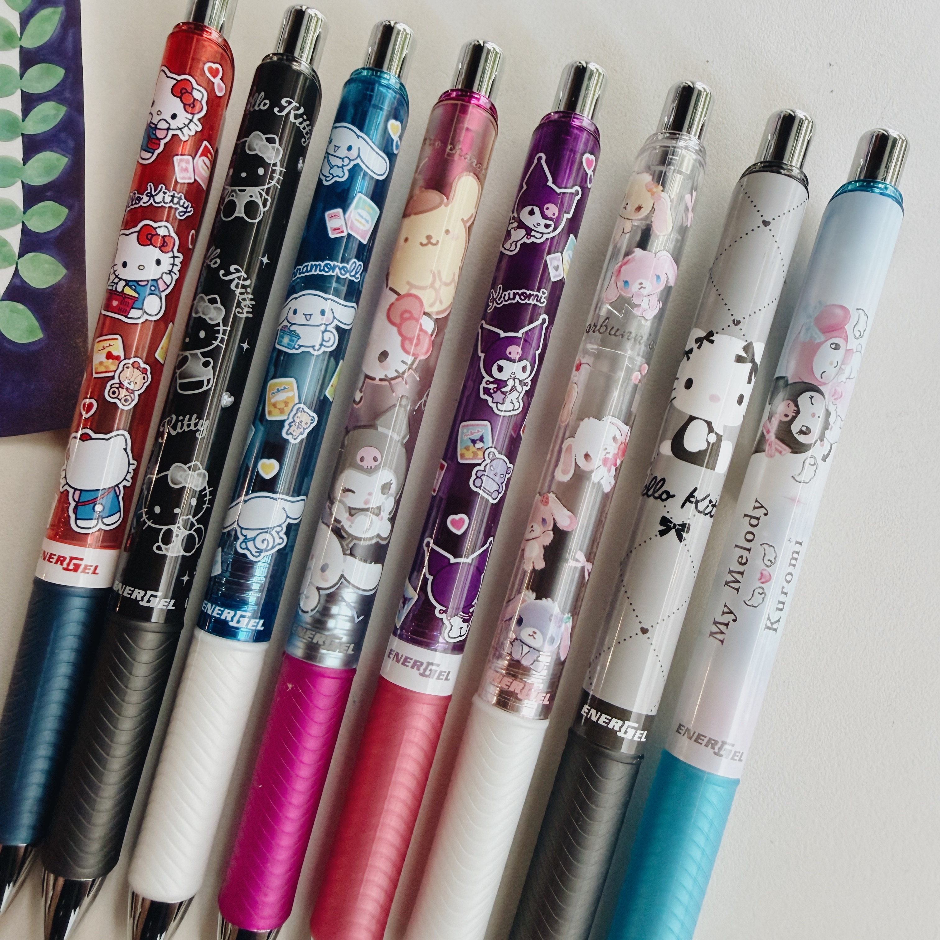 三麗鷗限定 0.5黑色 極速鋼珠筆 ENERGEL｜日本Pentel