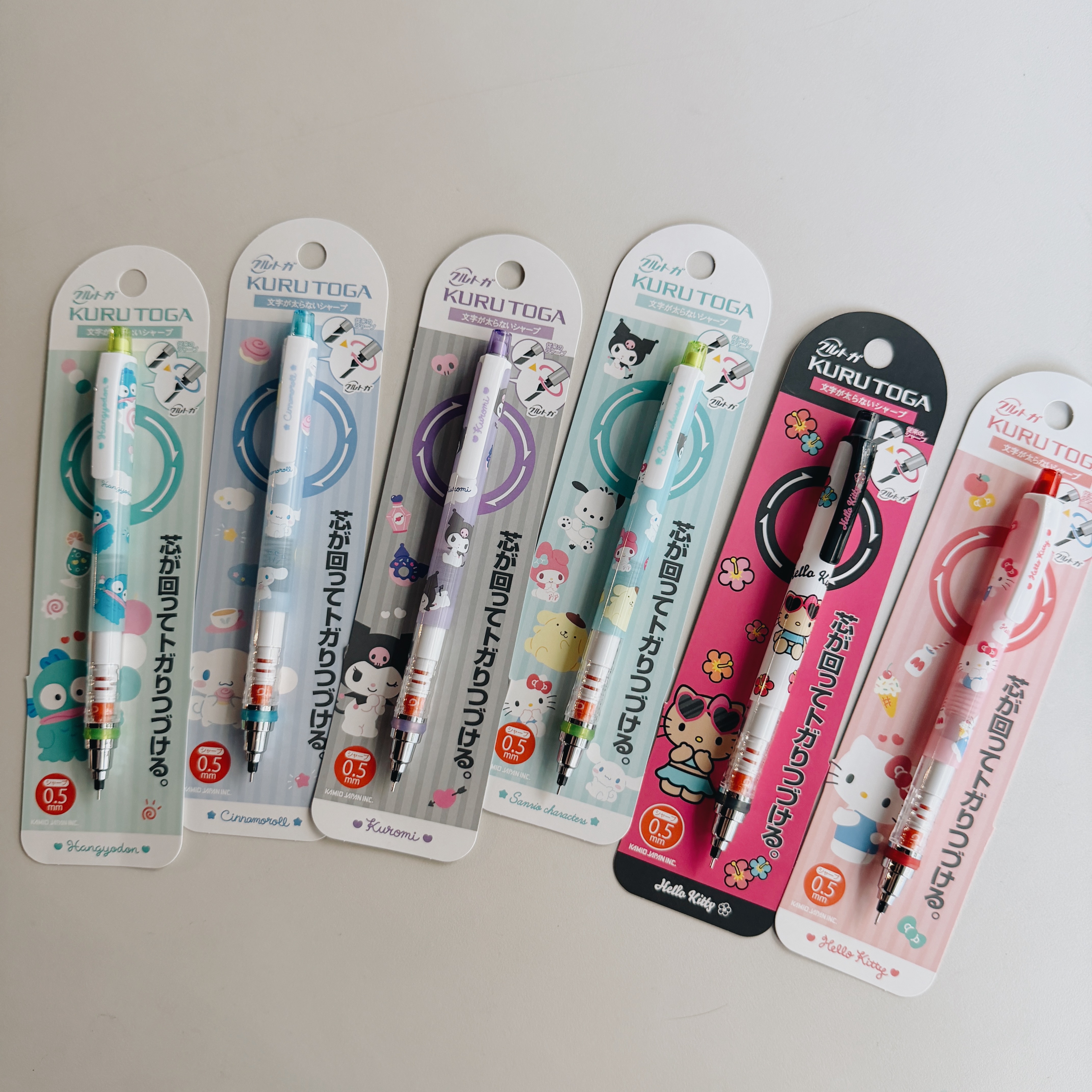 三麗鷗 x KURU TOGA 360度旋轉自動鉛筆（0.5mm）｜日本 uni