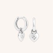 英國代購-ASTRID & MIYU heart charm huggies（預訂優惠10月尾出貨）