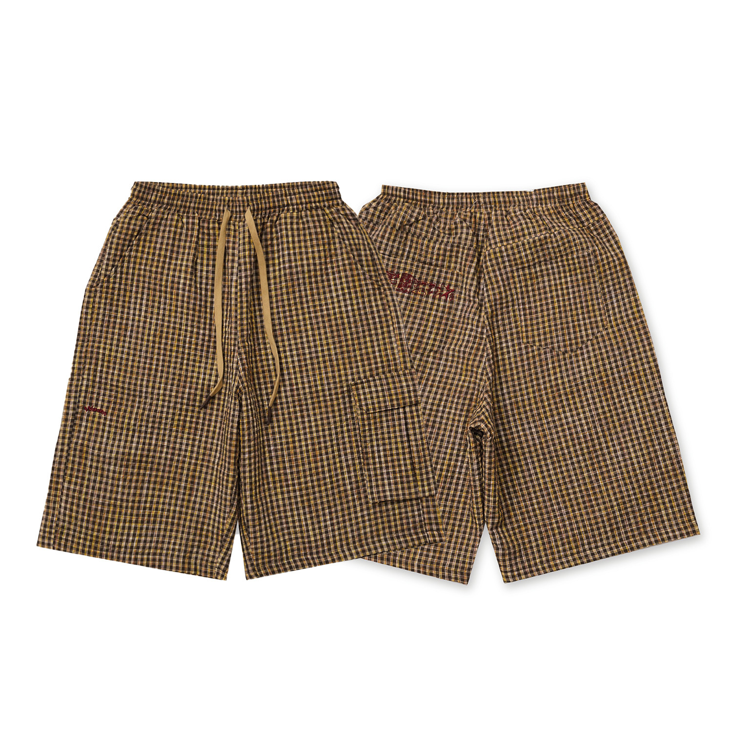 【車庫服飾】WODEN Seersucker Check Shorts