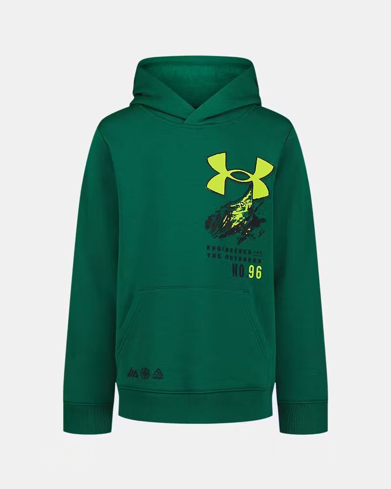 【預購】UNDER ARMOUR N092610 大童連帽衛衣 (綠色)