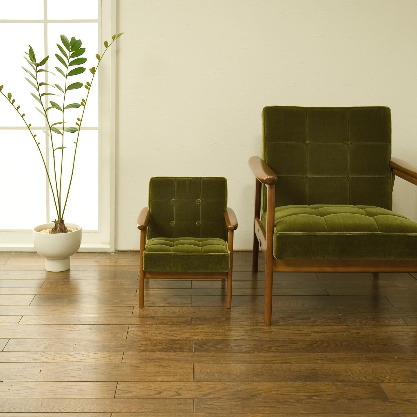 K CHAIR mini 兒童座椅 / 綠絨