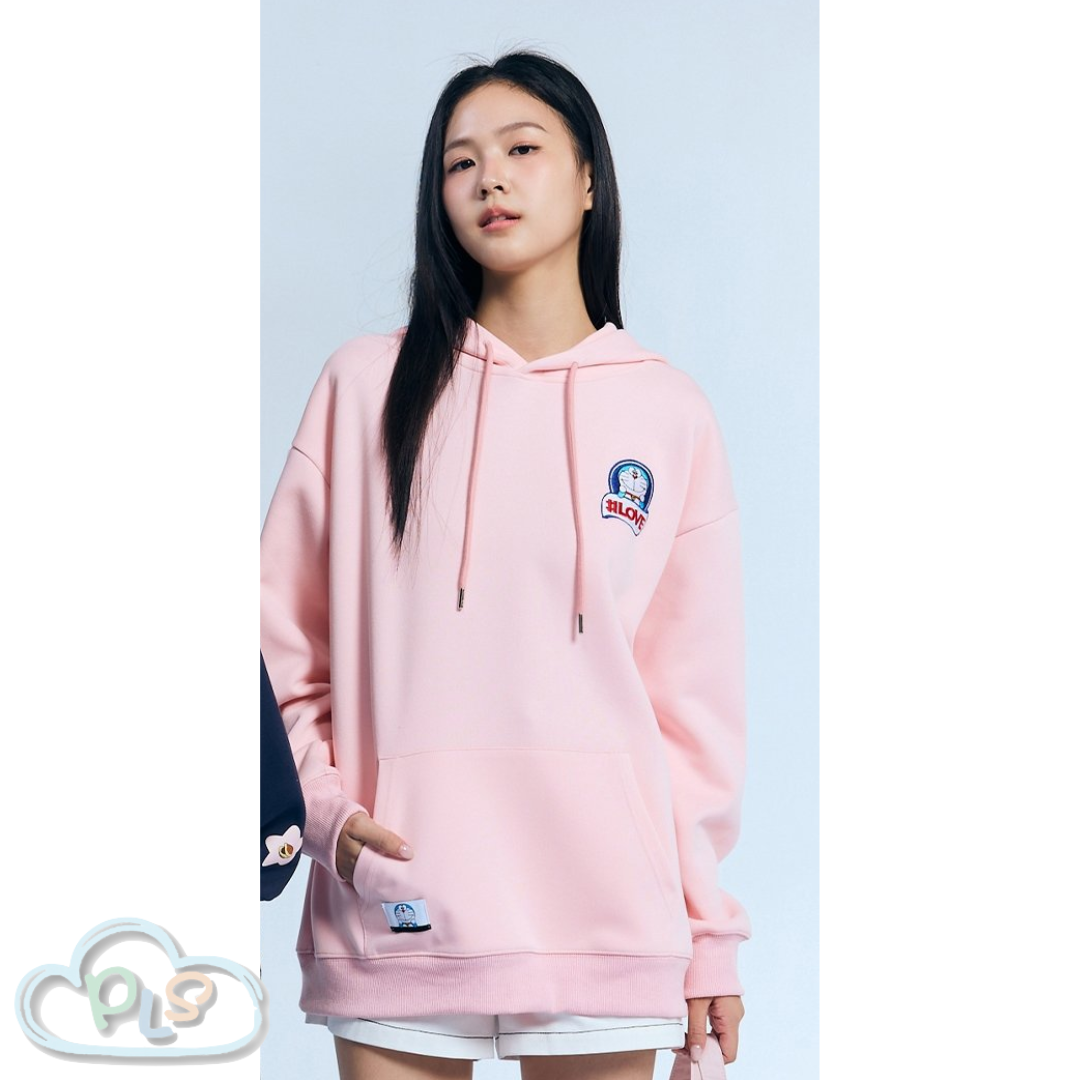 Doraemon X Love Long Hat T-Shirt  LAKING Pink Color #32001-1