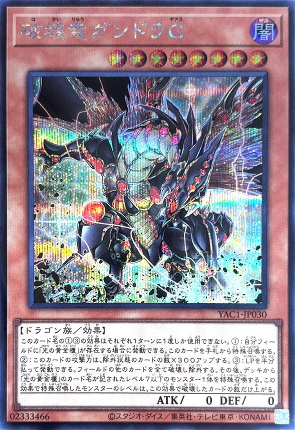 YAC1-JP030 破壊竜ガンドラG (SE)