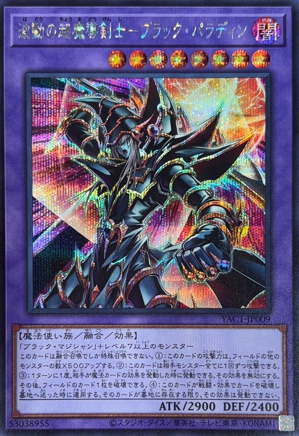 YAC1-JP009 波動の超魔導剣士ブラックパラディン (SE)