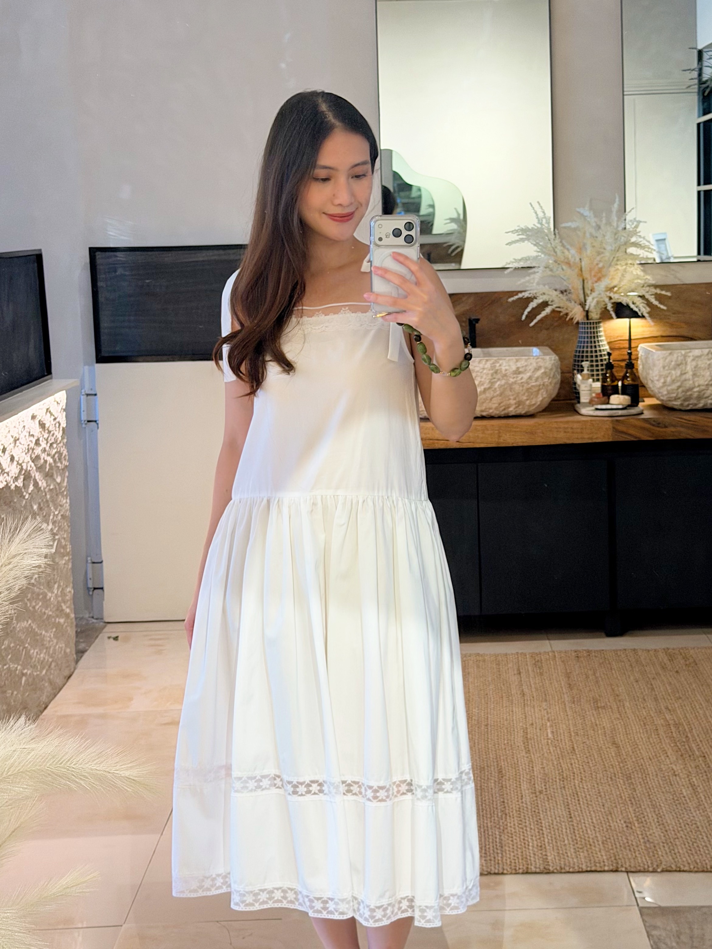 Mathilde Poplin Dress