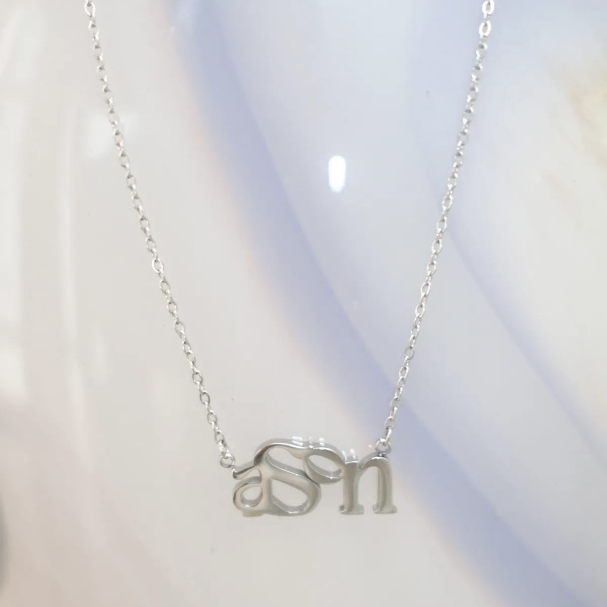 ASON BLING NECKLACE 項鍊 可調節 簡約LOGO 韓國品牌 日常配戴
