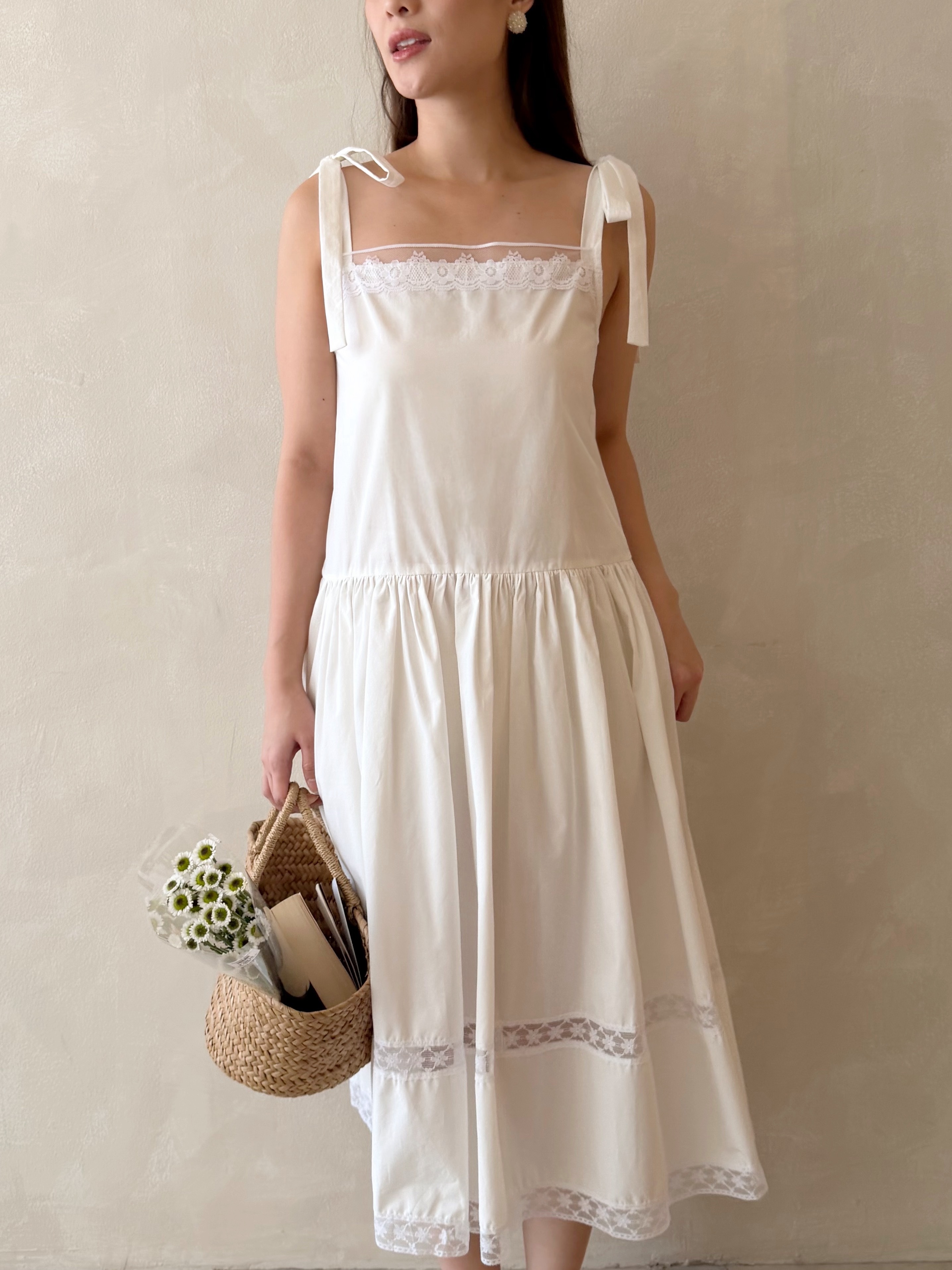 Mathilde Poplin Dress