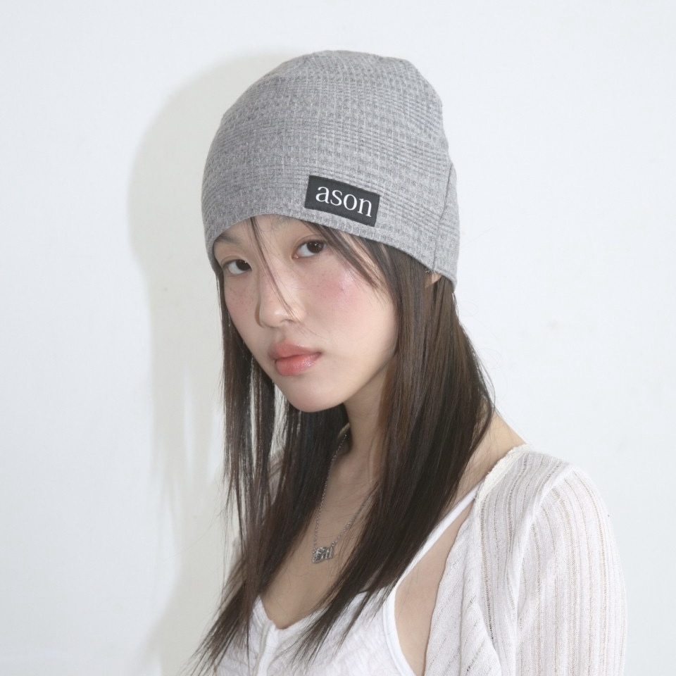 ASON PEBBLE BEANIE 羅紋針織 毛帽 兩色 日常百搭 秋冬配件 韓國
