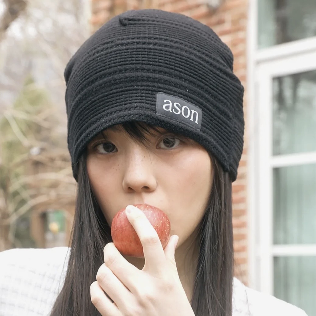 ASON PEBBLE BEANIE 羅紋針織 毛帽 兩色 日常百搭 秋冬配件 韓國