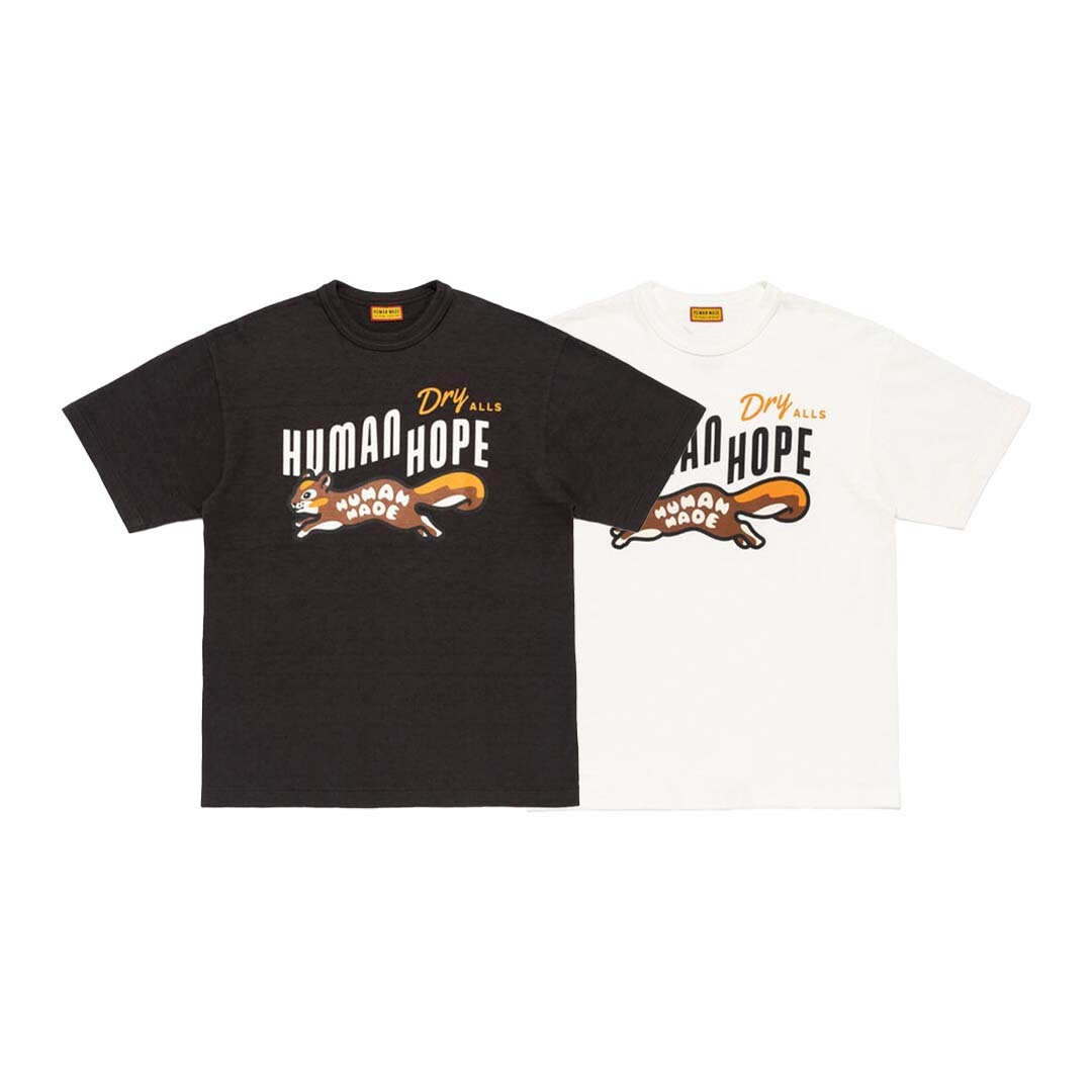 『即將到貨』2026AW  HUMAN MADE HUMAN HOPE GRAPHIC T-SHIRT BTS J-HOPE 松鼠 短T XX31TE001