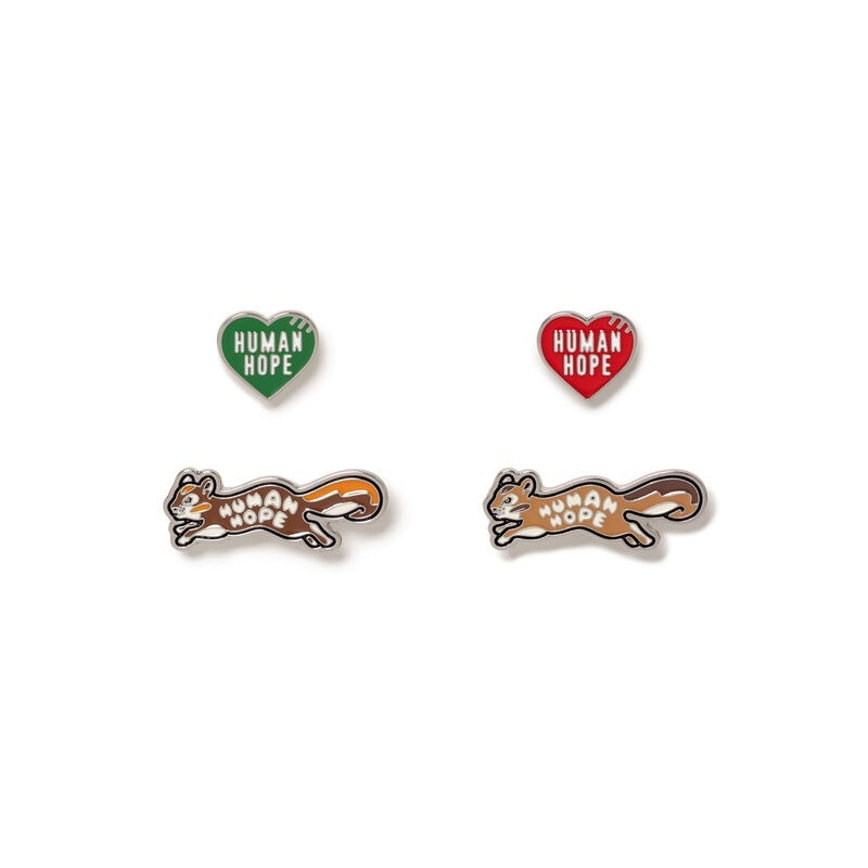 『即將到貨』2026AW  HUMAN MADE HUMAN HOPE PINS BTS J-HOPE 愛心 松鼠 別針 XX31GD003