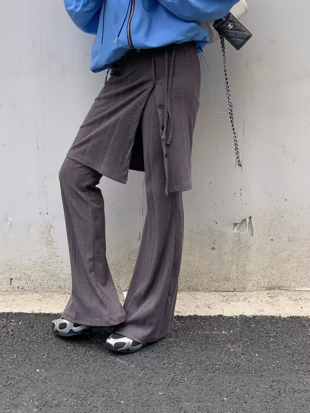 附長裙罩休閒長褲